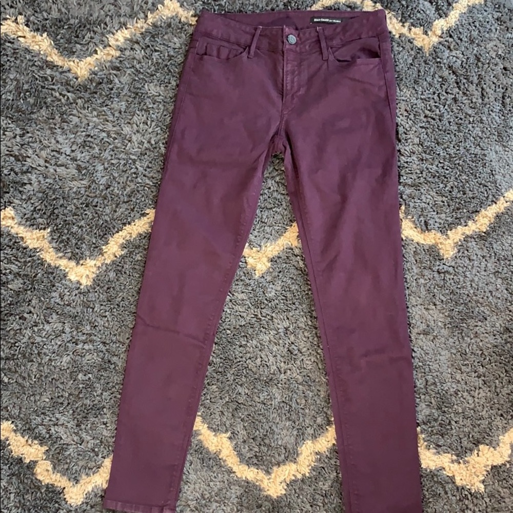 Black Orchid. Mid rise. Purple. Black stud. Jeans
